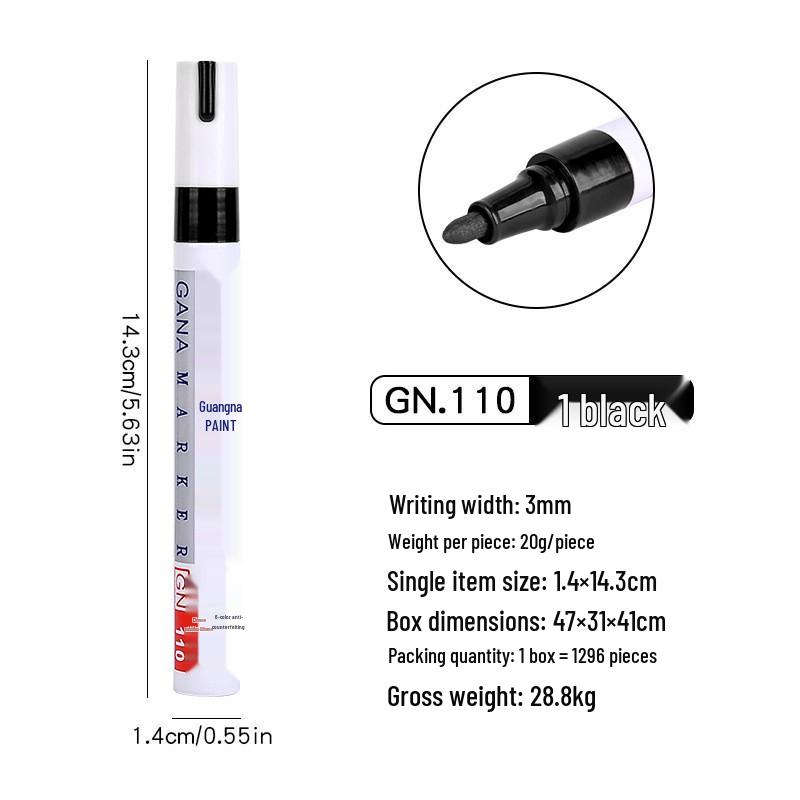 Cross-border Colorful Marker Pens for Graffiti, Signatures, Tire Art, and Metal Crafting. чёрный
Cross-border Colorful Marker Pens for Graffiti, Signatures, Tire Art, and Metal Crafting. чёрный