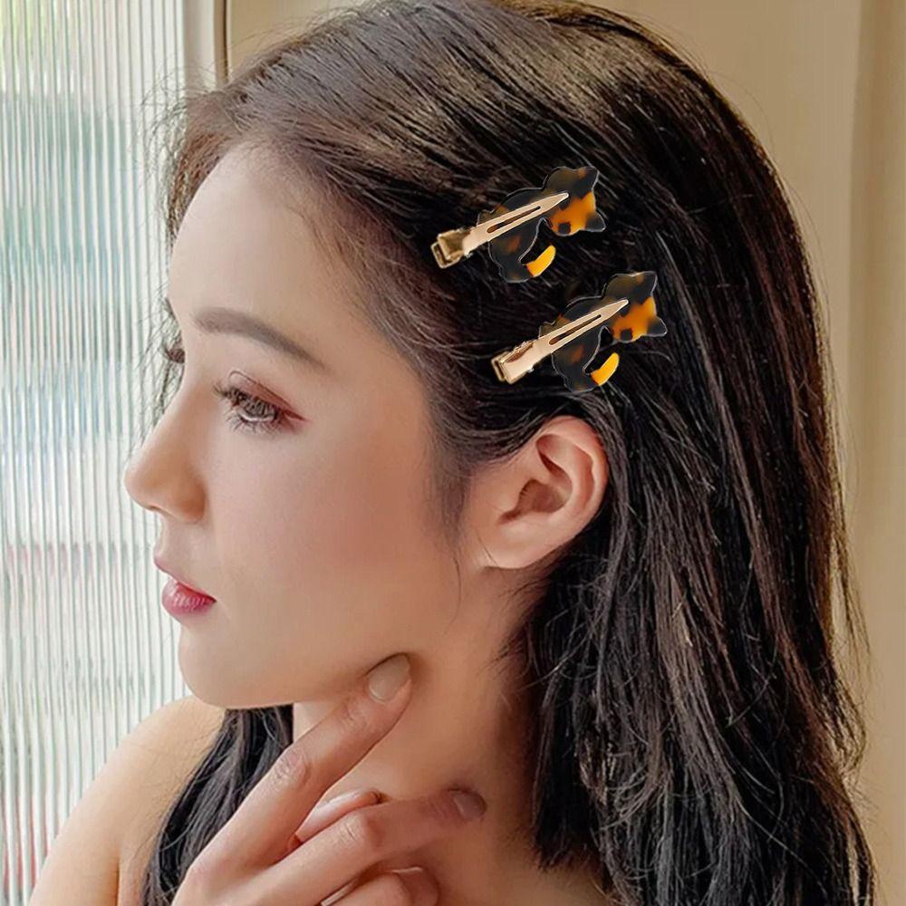 Headwear Leopard Hair Side Clips Cat Acetate Hair Clips Traceless Hairpins Women Duckbill Clips
Headwear Leopard Hair Side Clips Cat Acetate Hair Clips Traceless Hairpins Women Duckbill Clips