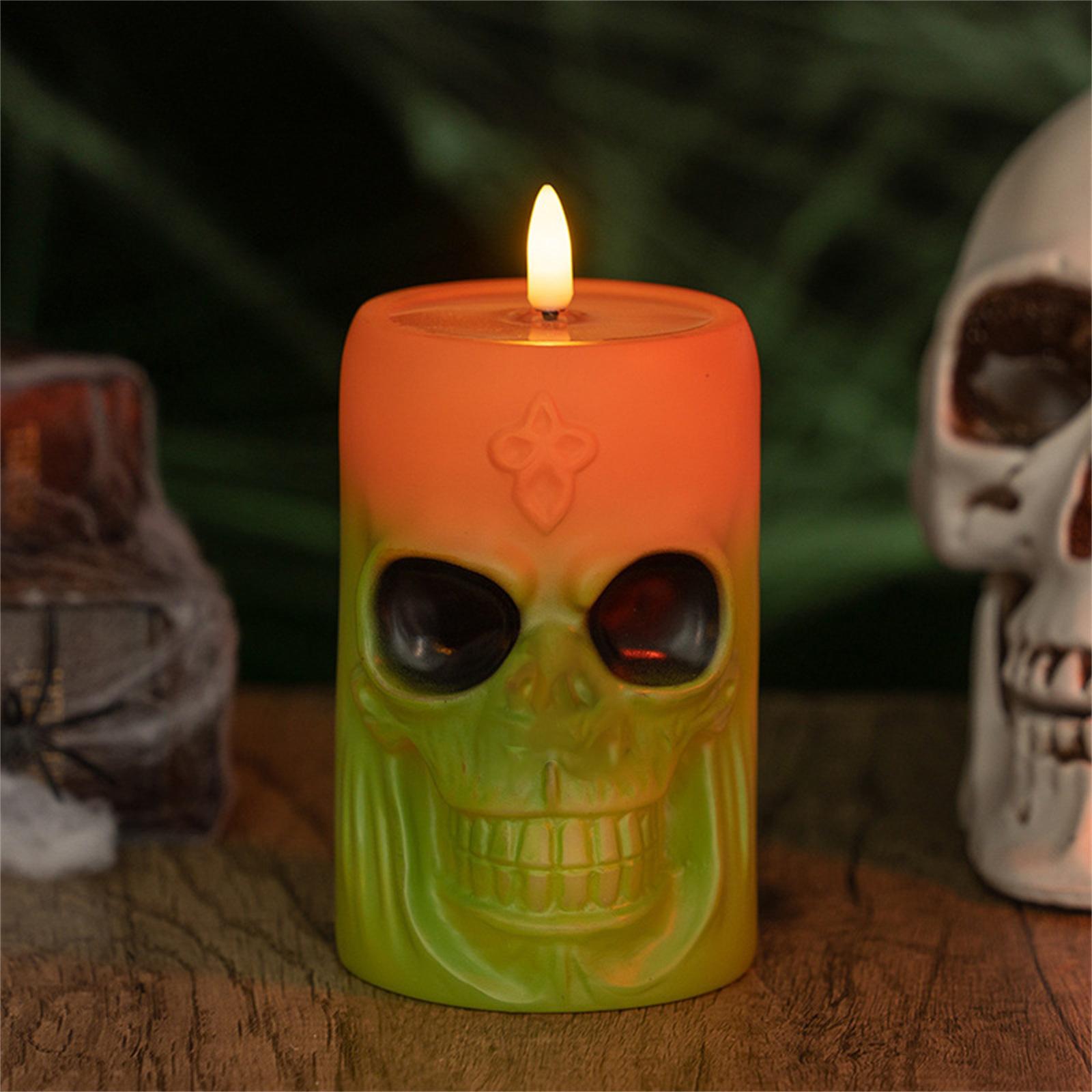 Halloween Horror Gradient Lamp, Retro Lamp Candle Haunted House Home Desktop Decoration One Size зелёный
Halloween Horror Gradient Lamp, Retro Lamp Candle Haunted House Home Desktop Decoration One Size зелёный