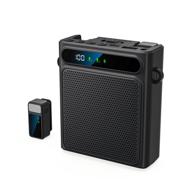 Wireless Dual-Microphone Portable Waist Speaker for Teachers чорний
Wireless Dual-Microphone Portable Waist Speaker for Teachers чорний