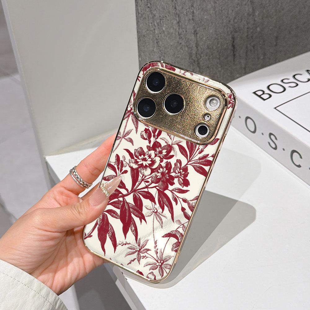 Чехол для телефона Счастливый старт для iPhone 17 16 15 14 13 12 11 Pro Max 16E Золотой гальванизированный стеклянный корпус Кремово-красный цветочный чехол IPHONE17AIR
Чехол для телефона Счастливый старт для iPhone 17 16 15 14 13 12 11 Pro Max 16E Золотой гальванизированный стеклянный корпус Кремово-красный цветочный чехол IPHONE17AIR