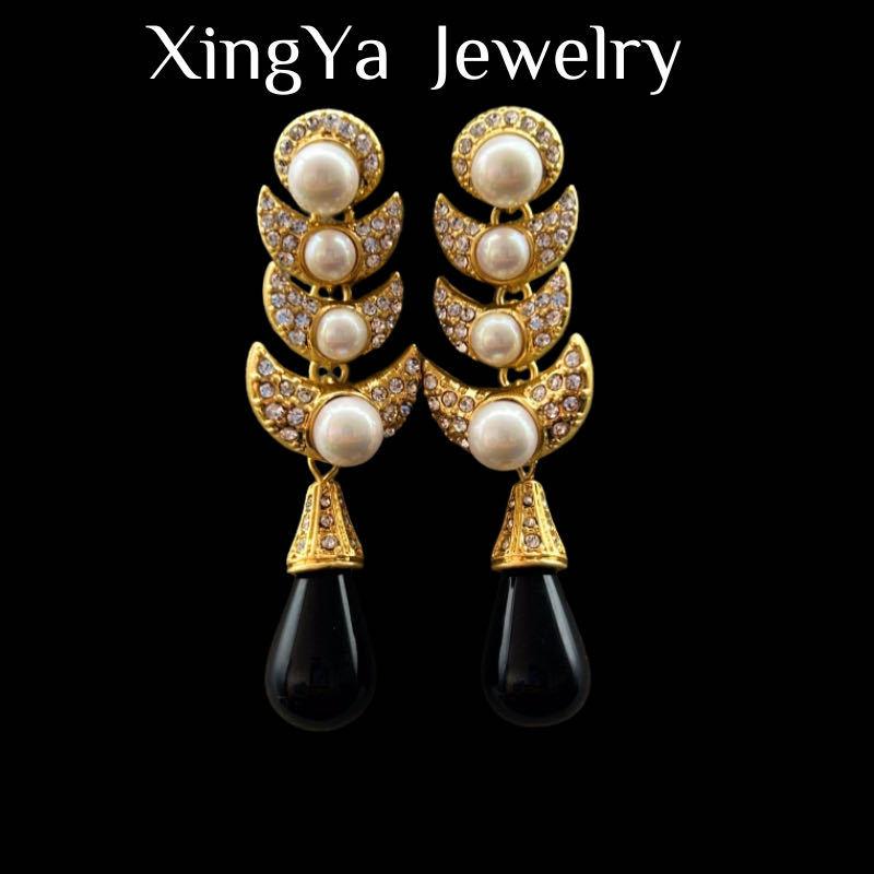 Vintage Heavy Industry Retro Full Set Style Fashionable Versatile Moon Colorful Pearl Earstuds Available In Two Colors чорний
Vintage Heavy Industry Retro Full Set Style Fashionable Versatile Moon Colorful Pearl Earstuds Available In Two Colors чорний