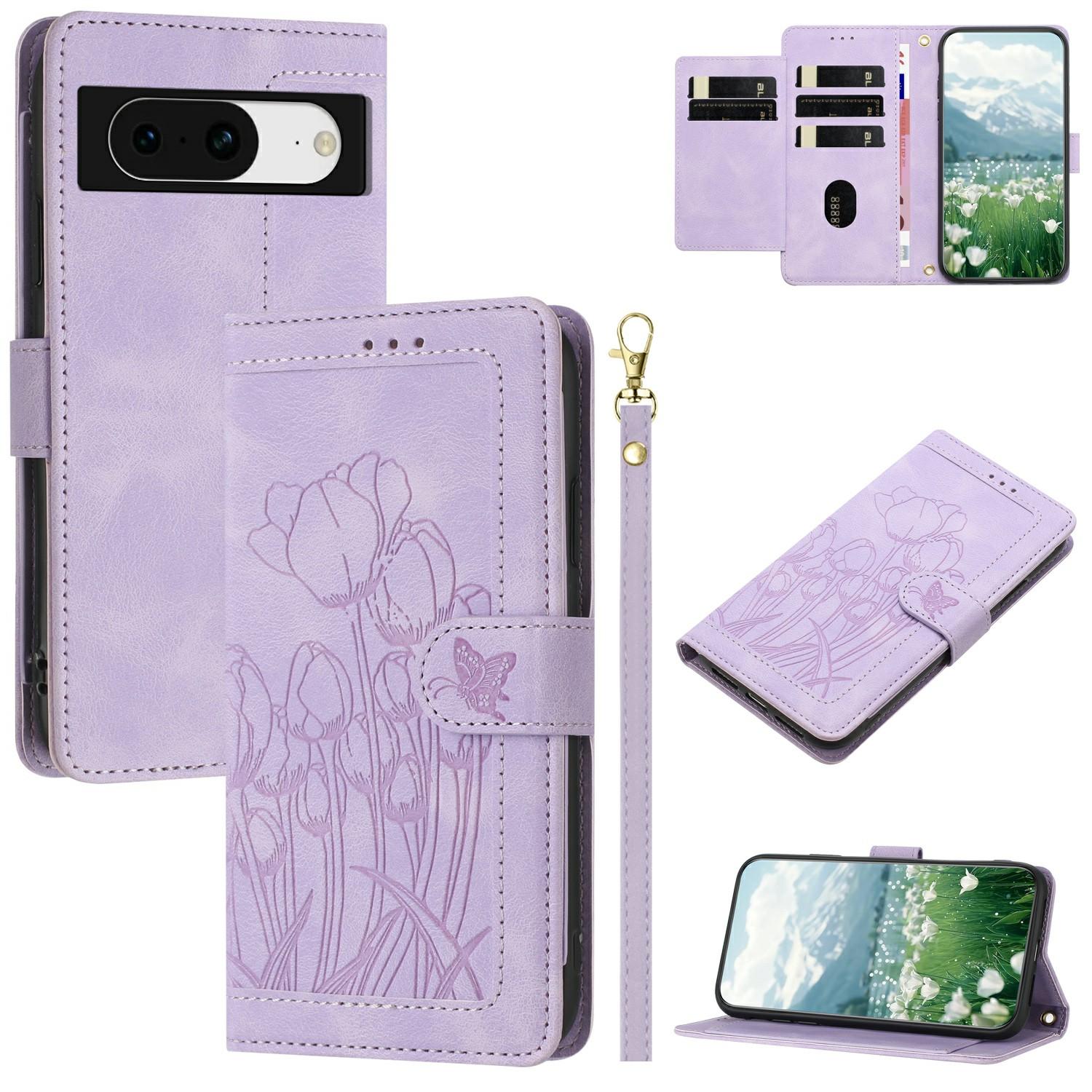 For Google Pixel 8 Case Tulip Leather Phone Cover with 5 Card Slots Wallet C
For Google Pixel 8 Case Tulip Leather Phone Cover with 5 Card Slots Wallet C