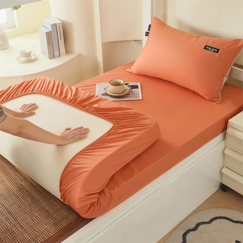 Cotton Elastic Fitted Sheet Mattress Protector Cover Solid Color Bedspread Bedding 360 Degree Wrap with Queen King Size 80x190x15cm 1pc
Cotton Elastic Fitted Sheet Mattress Protector Cover Solid Color Bedspread Bedding 360 Degree Wrap with Queen King Size 80x190x15cm 1pc