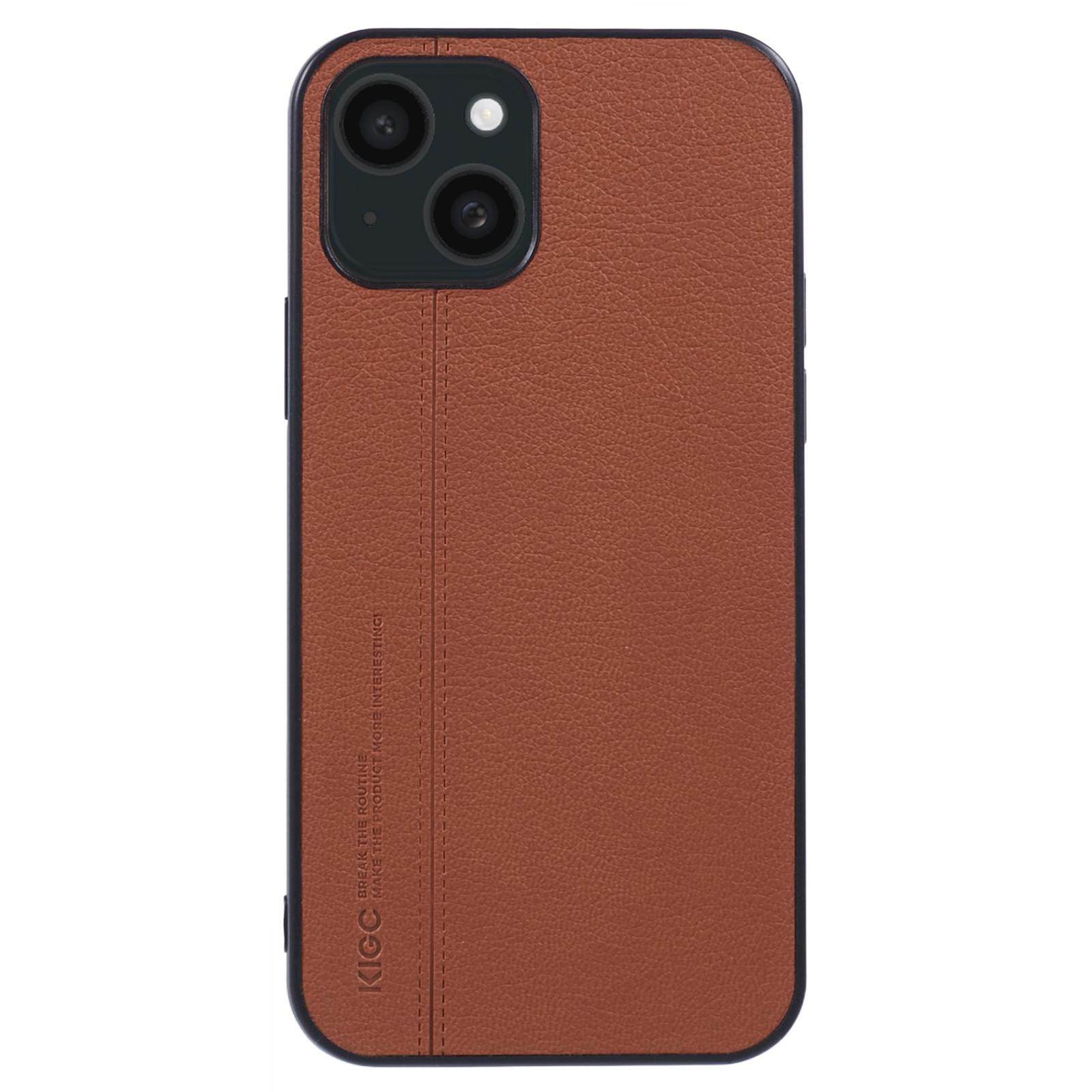 KIGC For iPhone 15 Case Litchi Texture Leather Coated PC+TPU Phone Cover A
KIGC For iPhone 15 Case Litchi Texture Leather Coated PC+TPU Phone Cover A