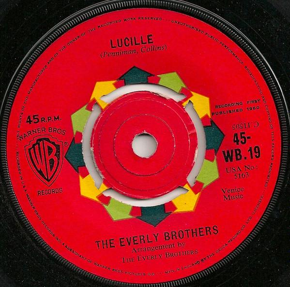 7inch Record EVERLY BROTHERS - Lucille / So Sad (To Watch Good Lov 45WB19 Warner Bros. Re 1960 UK Rock Used
7inch Record EVERLY BROTHERS - Lucille / So Sad (To Watch Good Lov 45WB19 Warner Bros. Re 1960 UK Rock Used