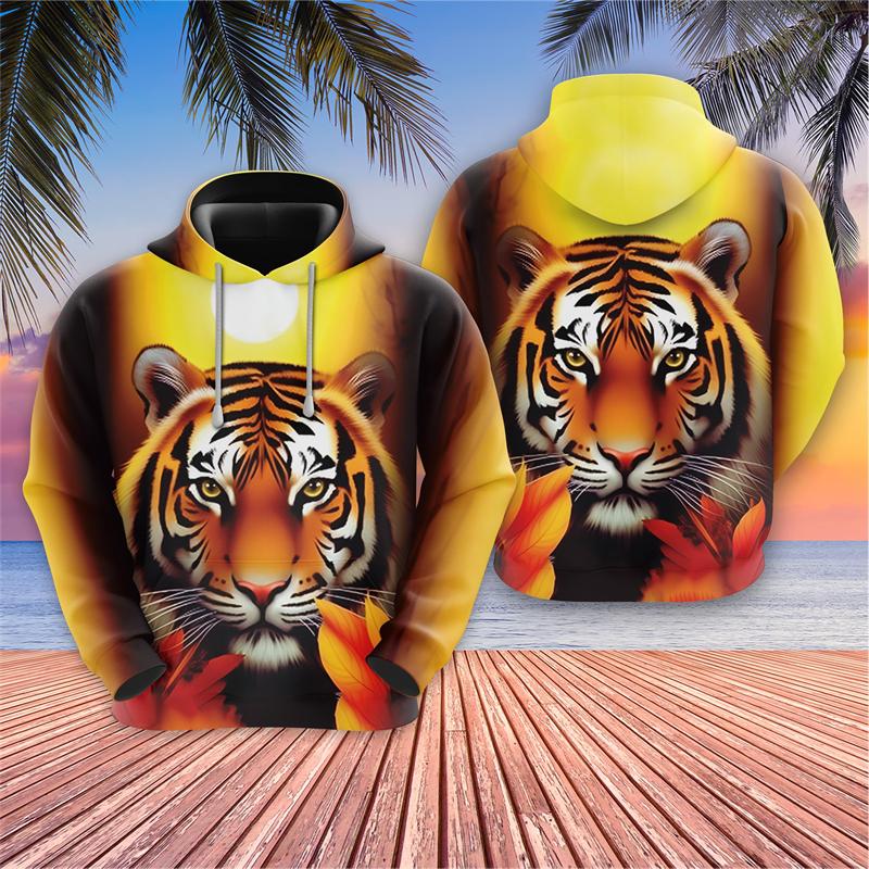3D Bengal Tiger Printed Hoodies For Men Clothes Harajuku Fashion Animal Hoody Hoody Boy Tracksuit Goth Vintage Pullovers Tops
3D Bengal Tiger Printed Hoodies For Men Clothes Harajuku Fashion Animal Hoody Hoody Boy Tracksuit Goth Vintage Pullovers Tops