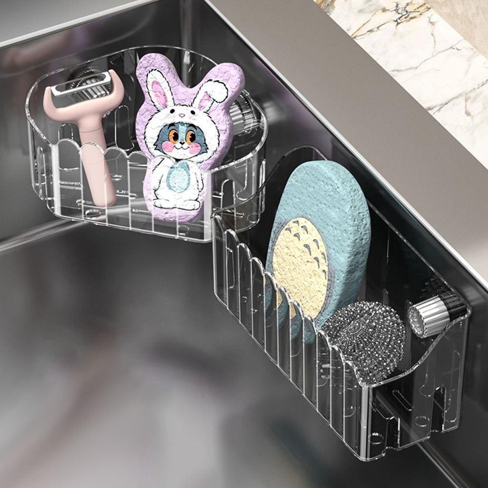 Strainer Suction Cup Sink Rack Plastics Multifunctional Kitchen Sponge Rack Household Reusable Filter Basket Kitchen Supplies
Strainer Suction Cup Sink Rack Plastics Multifunctional Kitchen Sponge Rack Household Reusable Filter Basket Kitchen Supplies