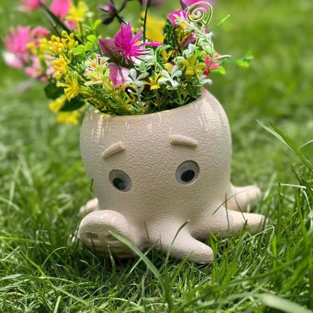 Handmade Succulent Flower Pot Resin Planter Pots Creative Octopus Flowerpot For Table Centerpiece Octopus
Handmade Succulent Flower Pot Resin Planter Pots Creative Octopus Flowerpot For Table Centerpiece Octopus