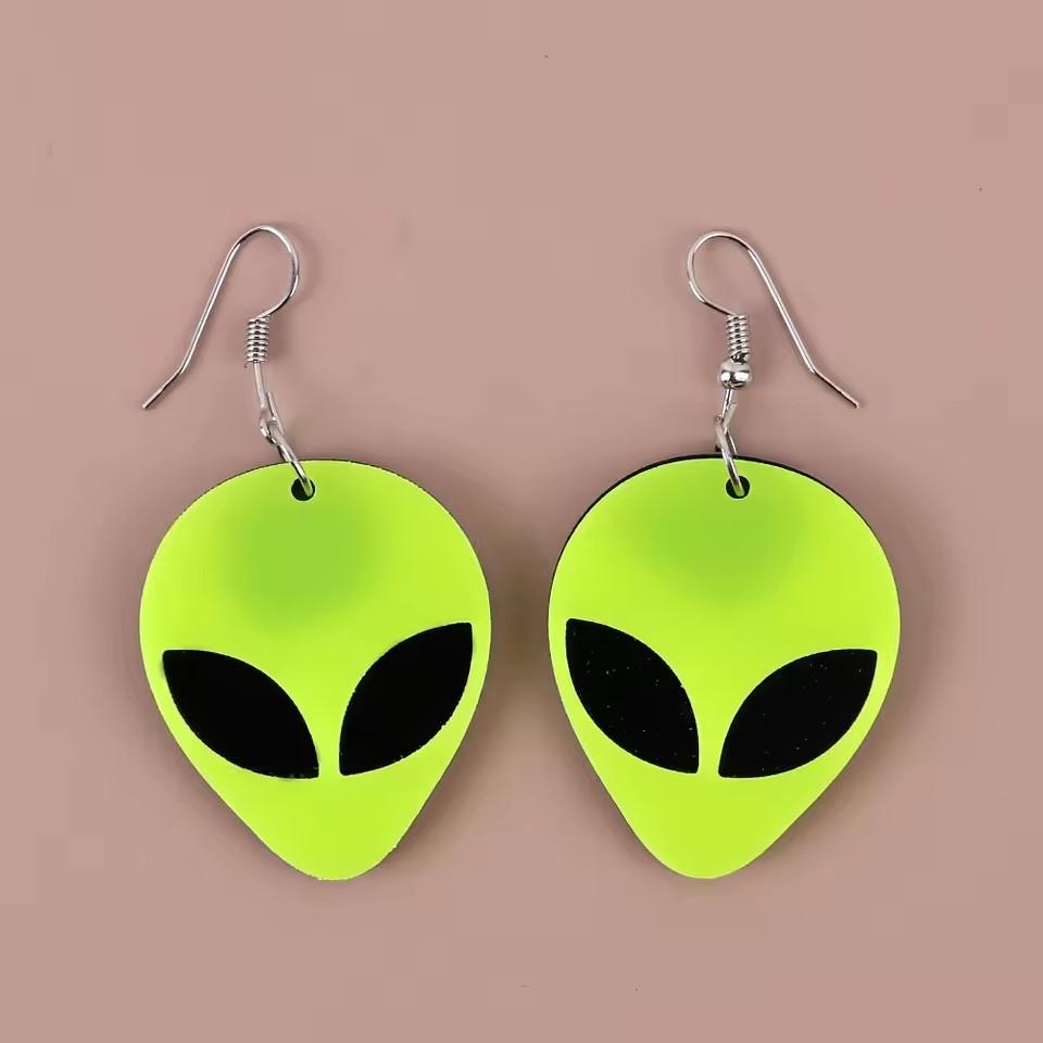 Creative UFO Alien Planet Acrylic Long Drop Earrings for Women New Trendy Green Tassel Spliced Dangle Earring Funny Jewelry Gift жовтий
Creative UFO Alien Planet Acrylic Long Drop Earrings for Women New Trendy Green Tassel Spliced Dangle Earring Funny Jewelry Gift жовтий