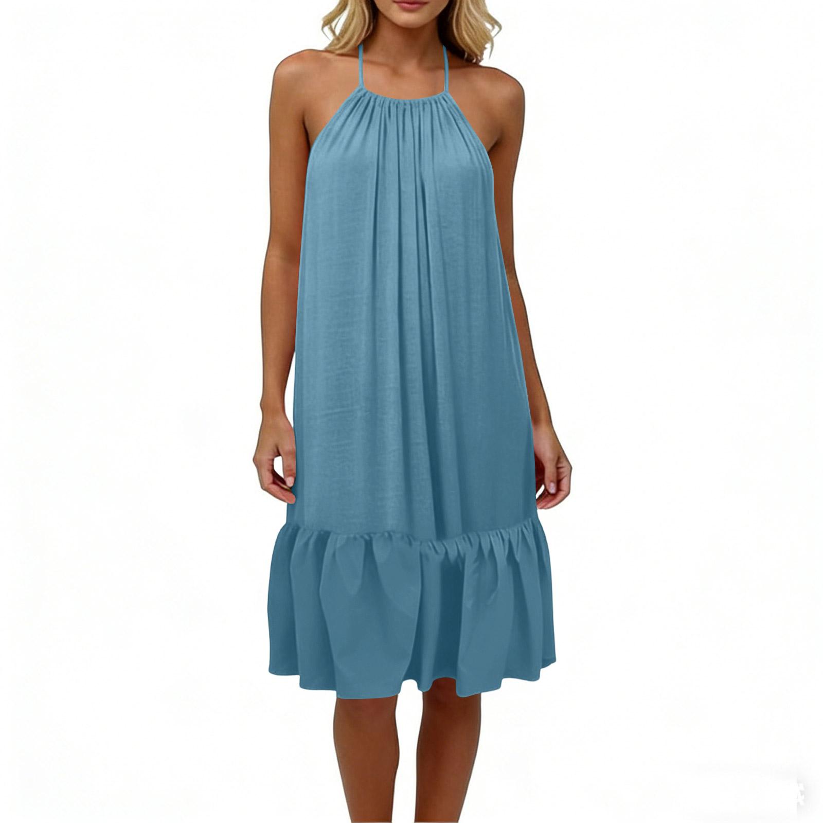 Women s Fashion Color Sleeveless Dress S
Women s Fashion Color Sleeveless Dress S