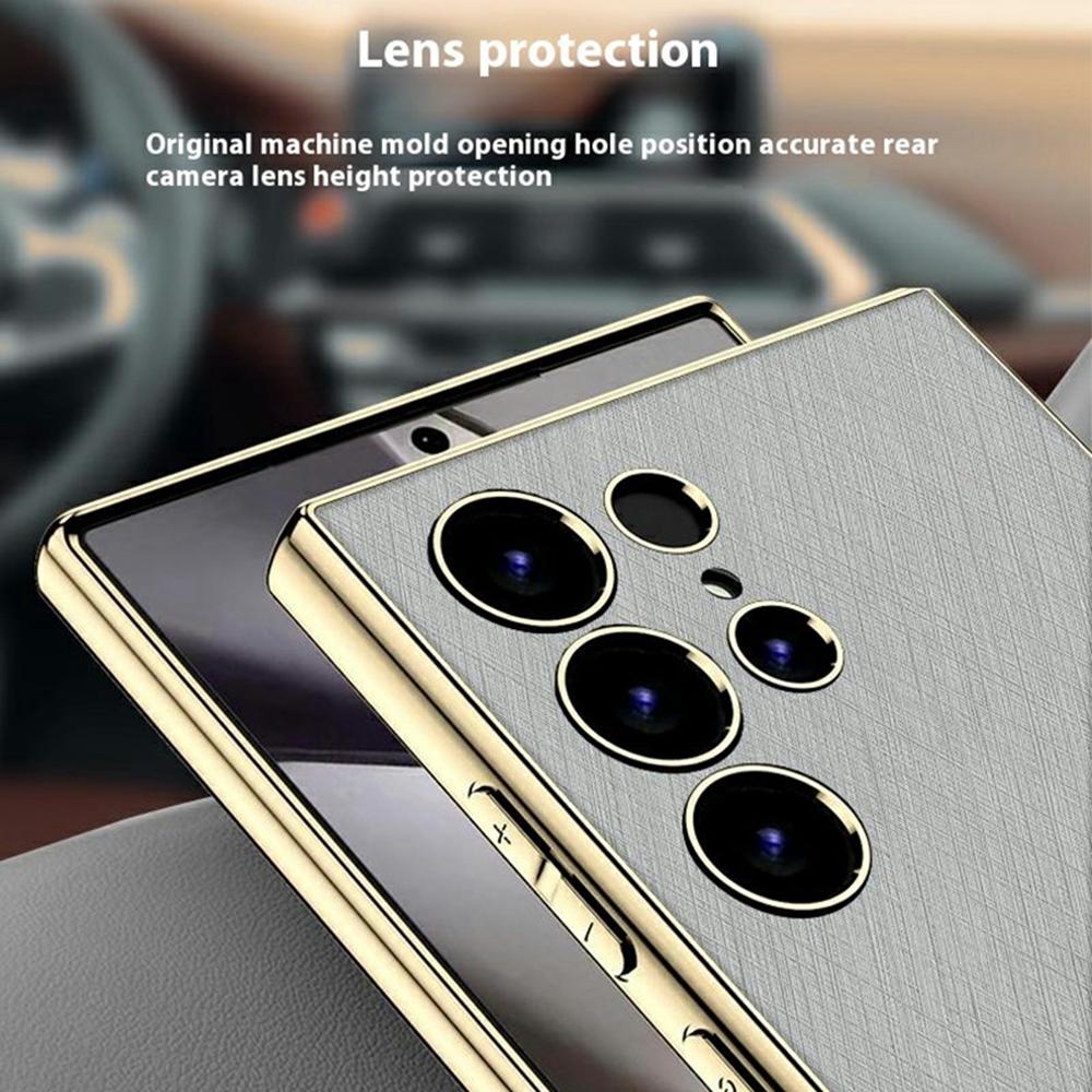 GKK For Samsung Galaxy S23 Ultra Case Electroplated PC+PU Phone Back Cover White
GKK For Samsung Galaxy S23 Ultra Case Electroplated PC+PU Phone Back Cover White