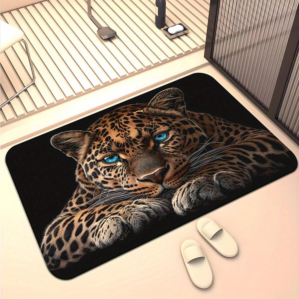 1pc Realistic Leopard Doormat Non-Slip Absorbent Microfiber Rug for Bathroom Bedroom Living Room Entryway 40x60cm
1pc Realistic Leopard Doormat Non-Slip Absorbent Microfiber Rug for Bathroom Bedroom Living Room Entryway 40x60cm