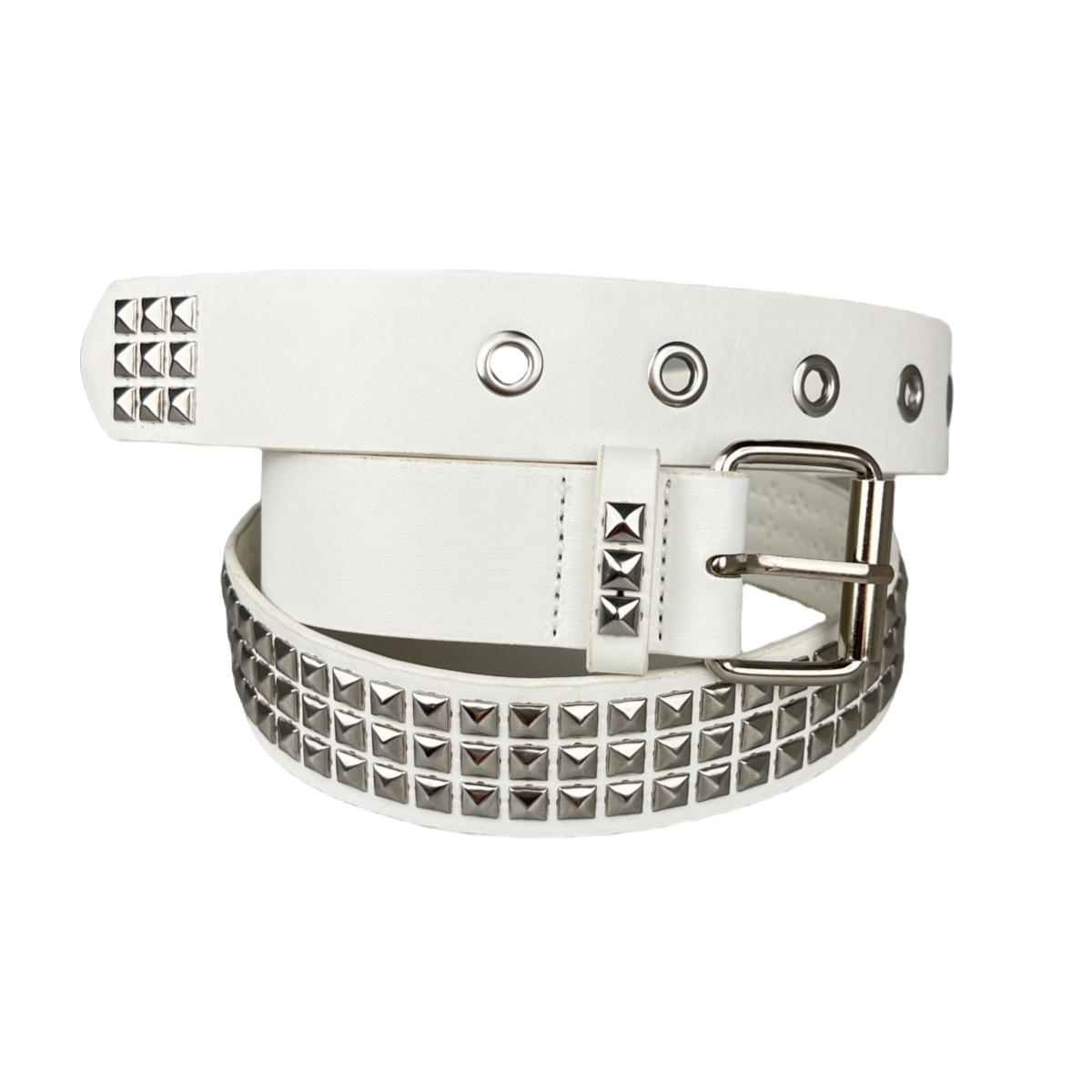 Европейский и американский квадратный заклепочный ремень-пирамида с бусинами в стиле панк, персонализированный декоративный ремень для женщин 110cm
Европейский и американский квадратный заклепочный ремень-пирамида с бусинами в стиле панк, персонализированный декоративный ремень для женщин 110cm