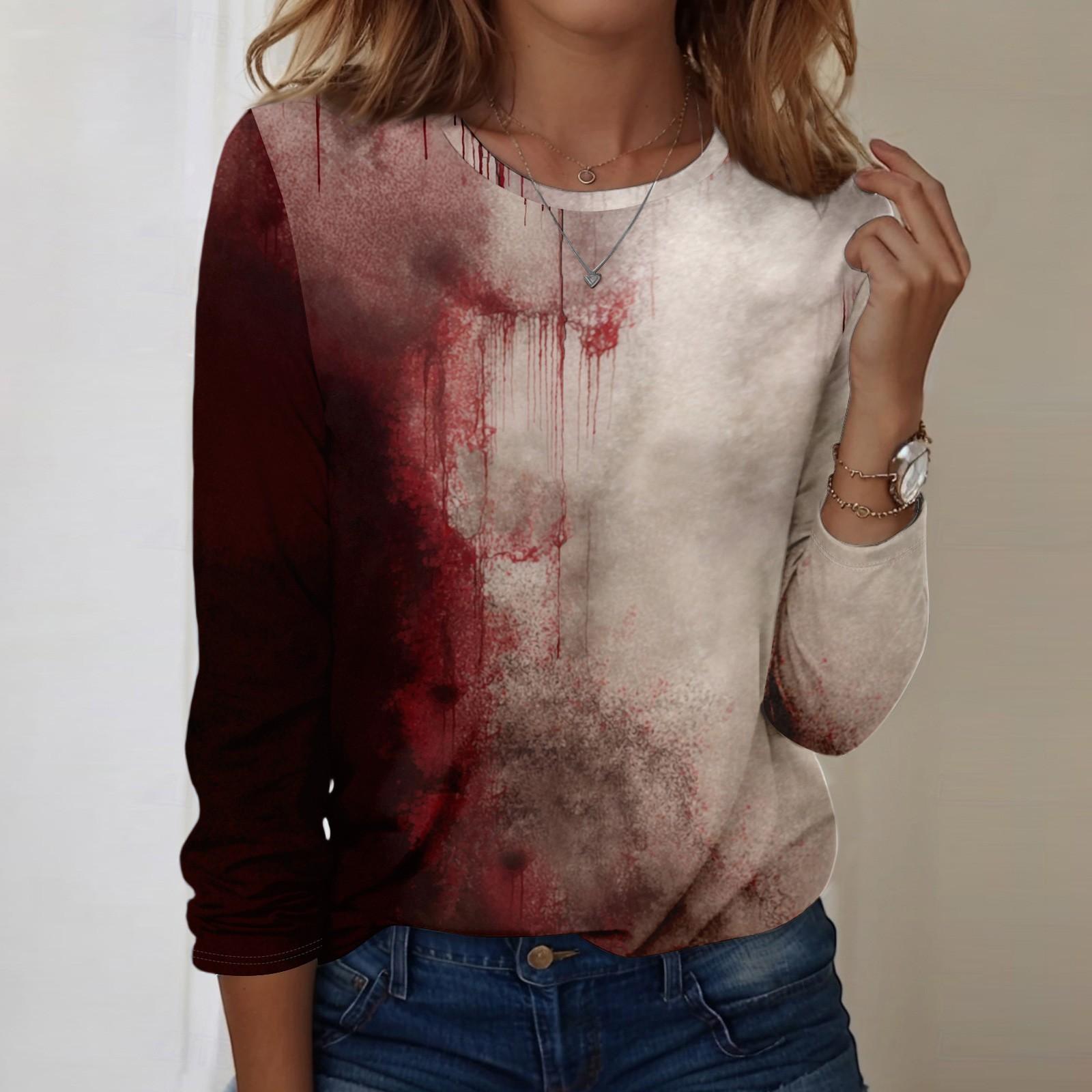 Рубашки с длинным рукавом для женщин, милые футболки с графическим принтом, блузки, повседневные базовые топы больших размеров, пуловеры XL винный
Рубашки с длинным рукавом для женщин, милые футболки с графическим принтом, блузки, повседневные базовые топы больших размеров, пуловеры XL винный