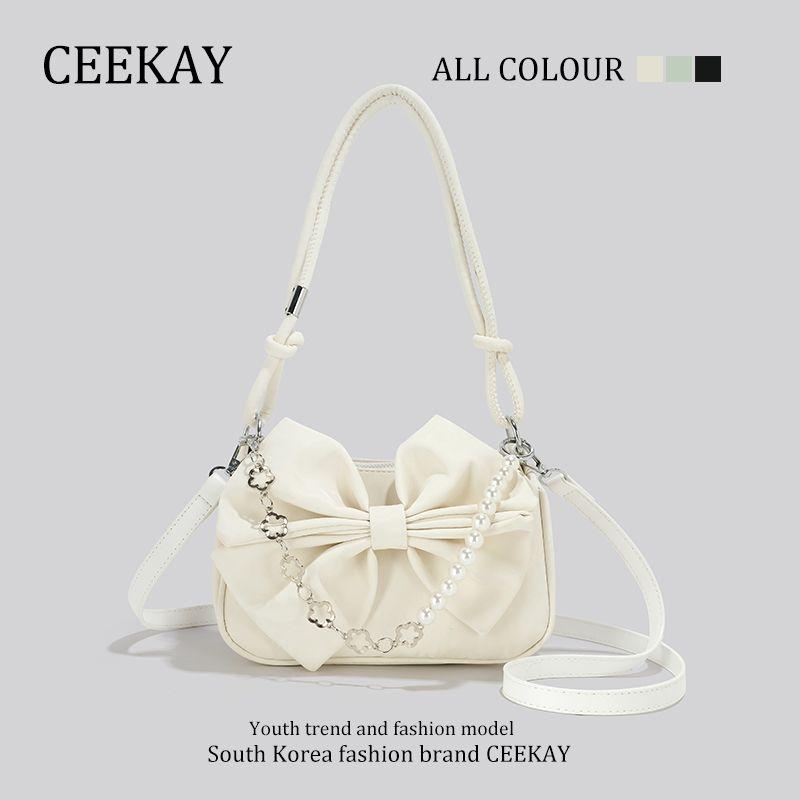 Ceekay Original Genuine Goods Girls Bows Underarm Bag Niche Style Fancy Bags Women 2025 New Crossbody Bag Beige White
Ceekay Original Genuine Goods Girls Bows Underarm Bag Niche Style Fancy Bags Women 2025 New Crossbody Bag Beige White