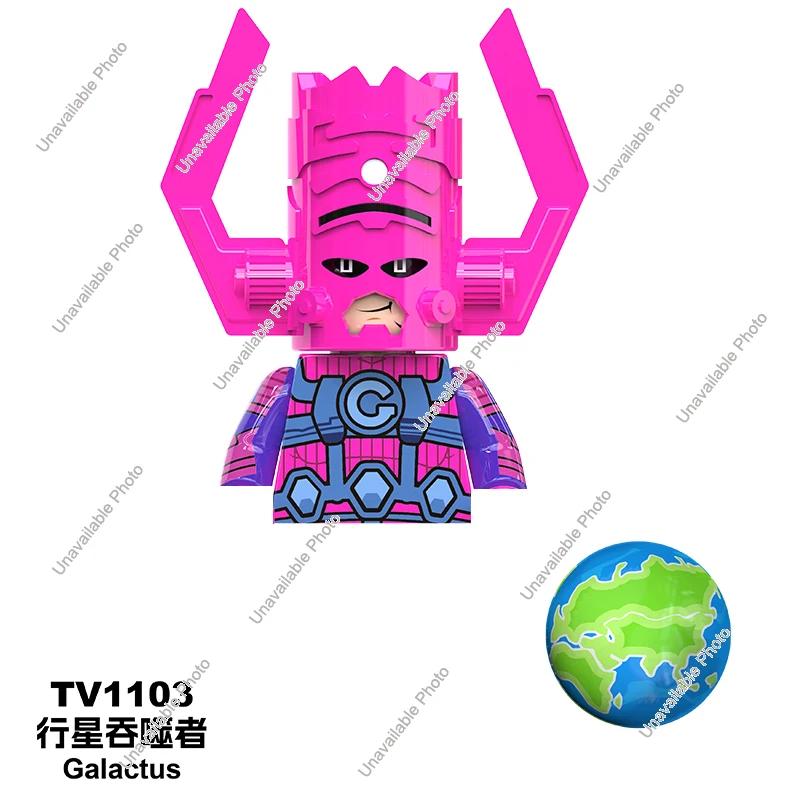 Hot Toys Playsets TV6123Mini Building Block Set Galactus Doctor Doom Thing Human Torch Invisible Woman Mister Fantastic Figure Scale Model for Kid
Hot Toys Playsets TV6123Mini Building Block Set Galactus Doctor Doom Thing Human Torch Invisible Woman Mister Fantastic Figure Scale Model for Kid
