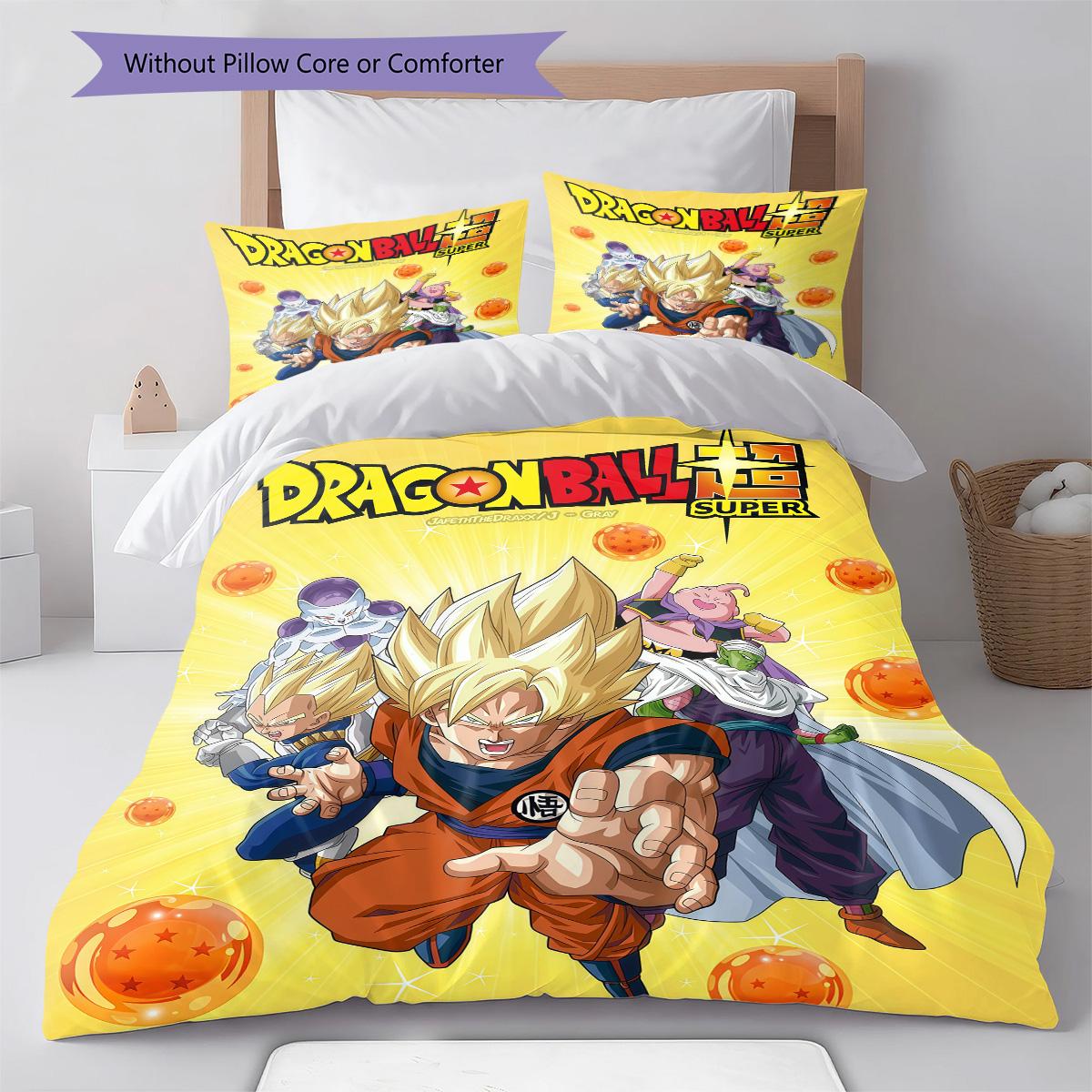 DBZ Heroic Pattern Bedding Quilt Set Quilt Cover Pillowcase Home Decoration Birthday Gift (1 * duvet cover + 2 * pillowcase, without core) 135x200cm
DBZ Heroic Pattern Bedding Quilt Set Quilt Cover Pillowcase Home Decoration Birthday Gift (1 * duvet cover + 2 * pillowcase, without core) 135x200cm