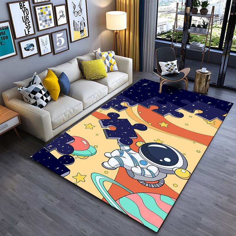 Astronaut Space Puzzle-Themed Carpet with Planets and Stars Design Suitable for use as an anti-slip for living room bedroom sofas 40x60cm( 15x23in )
Astronaut Space Puzzle-Themed Carpet with Planets and Stars Design Suitable for use as an anti-slip for living room bedroom sofas 40x60cm( 15x23in )