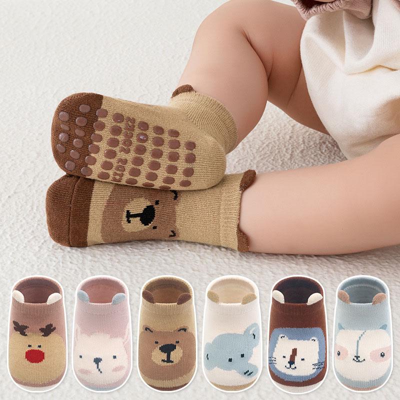 6 Pairs Kids Cotton Socks Non-slip Boys and Girls Cute Cartoon Animal Patterned Comfy Breathable Baby Floor Socks S 0-1Y 9-11cm
6 Pairs Kids Cotton Socks Non-slip Boys and Girls Cute Cartoon Animal Patterned Comfy Breathable Baby Floor Socks S 0-1Y 9-11cm