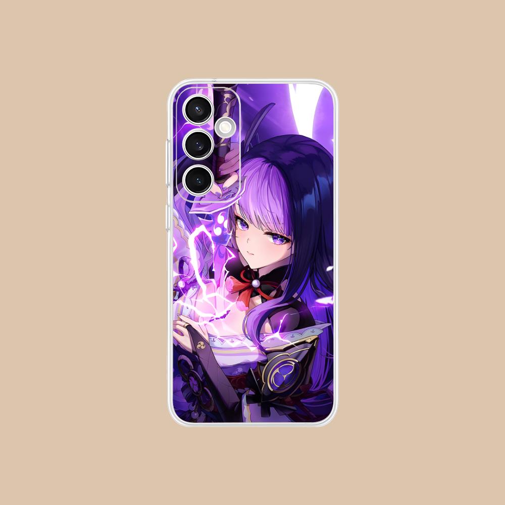 Game GI Raiden Shogun Clear Mobile Phone Case for Samsung Galaxy S25 S24 S23 S22 S21Plus FE Ultra Colorful Cover Galaxy S24+
Game GI Raiden Shogun Clear Mobile Phone Case for Samsung Galaxy S25 S24 S23 S22 S21Plus FE Ultra Colorful Cover Galaxy S24+