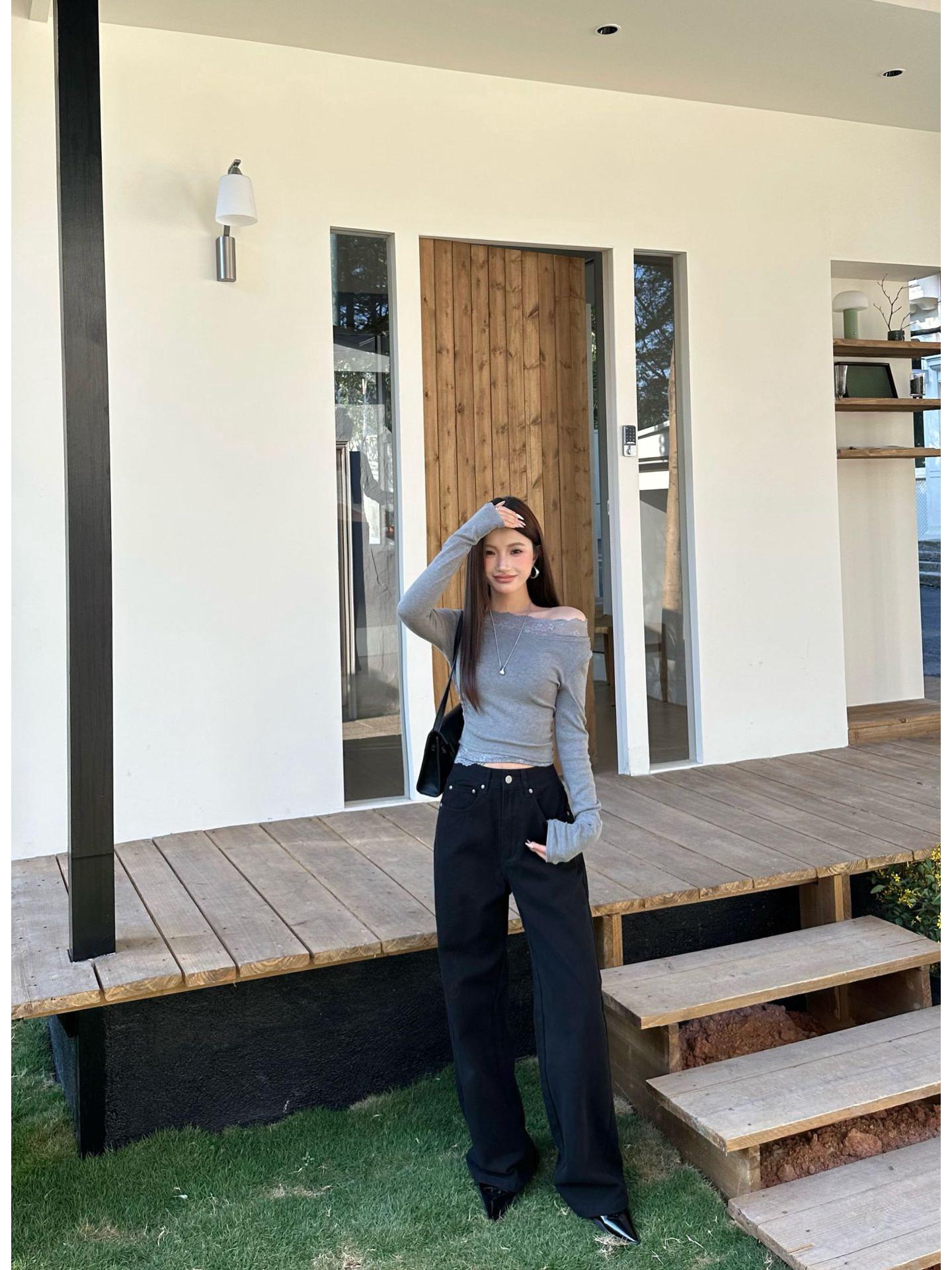 Lu Sheng Unisex Retro White Wide-Leg Jeans - Trendy, Loose, Versatile Casual Pants XXL чорний
Lu Sheng Unisex Retro White Wide-Leg Jeans - Trendy, Loose, Versatile Casual Pants XXL чорний