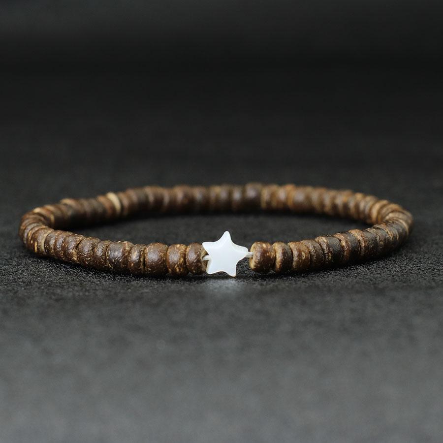 Simple Style Natural Coconut Bead Bracelet For Women Small Star Shell Braclet Beach Casual Surfing Howlite Stone Braslet Pulsera
Simple Style Natural Coconut Bead Bracelet For Women Small Star Shell Braclet Beach Casual Surfing Howlite Stone Braslet Pulsera