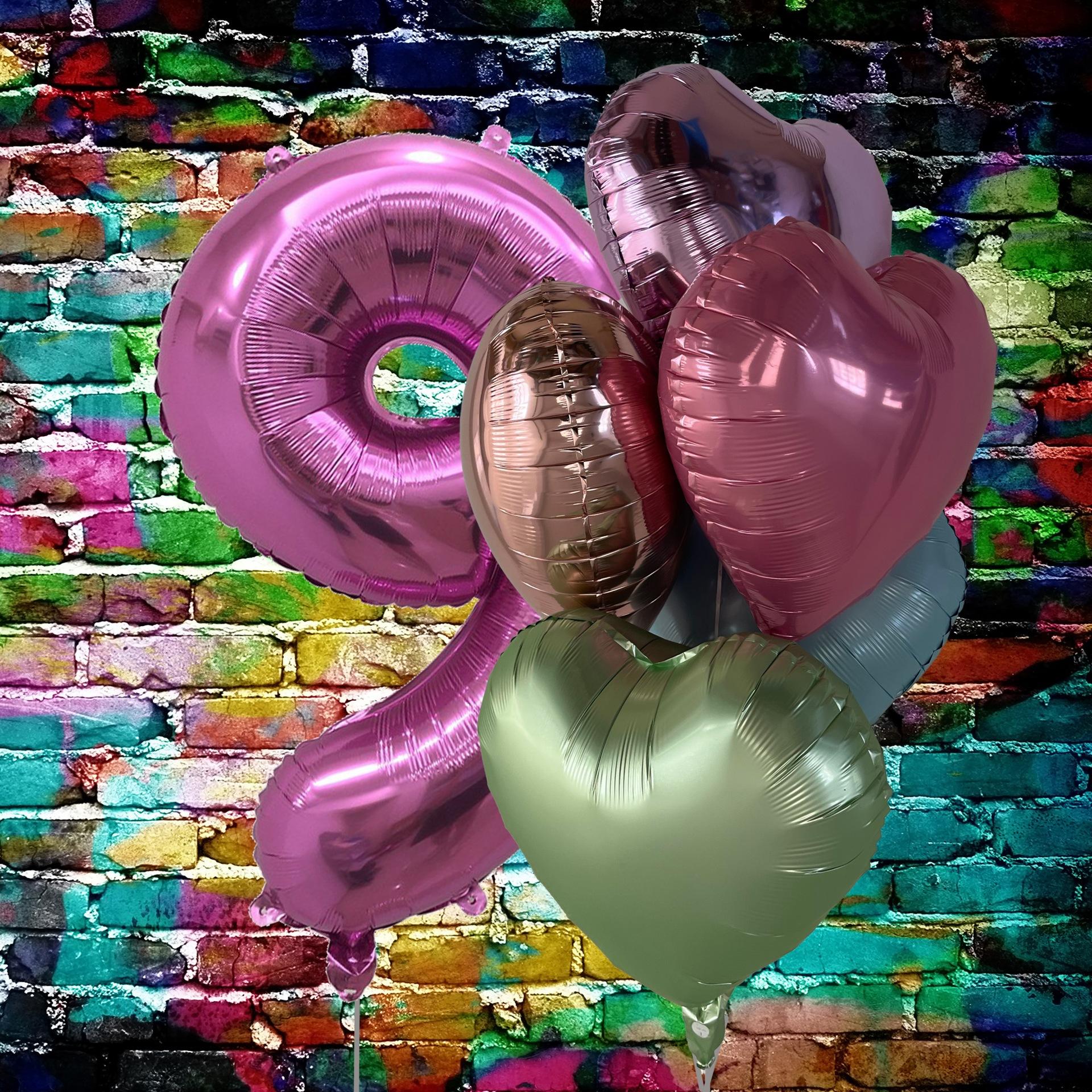 Набор воздушных шаров для вечеринки Любовь Фотореквизит День рождения Ретро Молочный шоколад Розовый Алюминиевая фольга Набор цифровых шаров Rose red number 9
Набор воздушных шаров для вечеринки Любовь Фотореквизит День рождения Ретро Молочный шоколад Розовый Алюминиевая фольга Набор цифровых шаров Rose red number 9