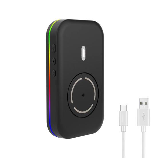 Необнаружимое перемещение мыши с RGB-подсветкой, 4 режима синхронизации, автоматическое вращение мыши, анти-сна, мышь для ноутбука
Необнаружимое перемещение мыши с RGB-подсветкой, 4 режима синхронизации, автоматическое вращение мыши, анти-сна, мышь для ноутбука