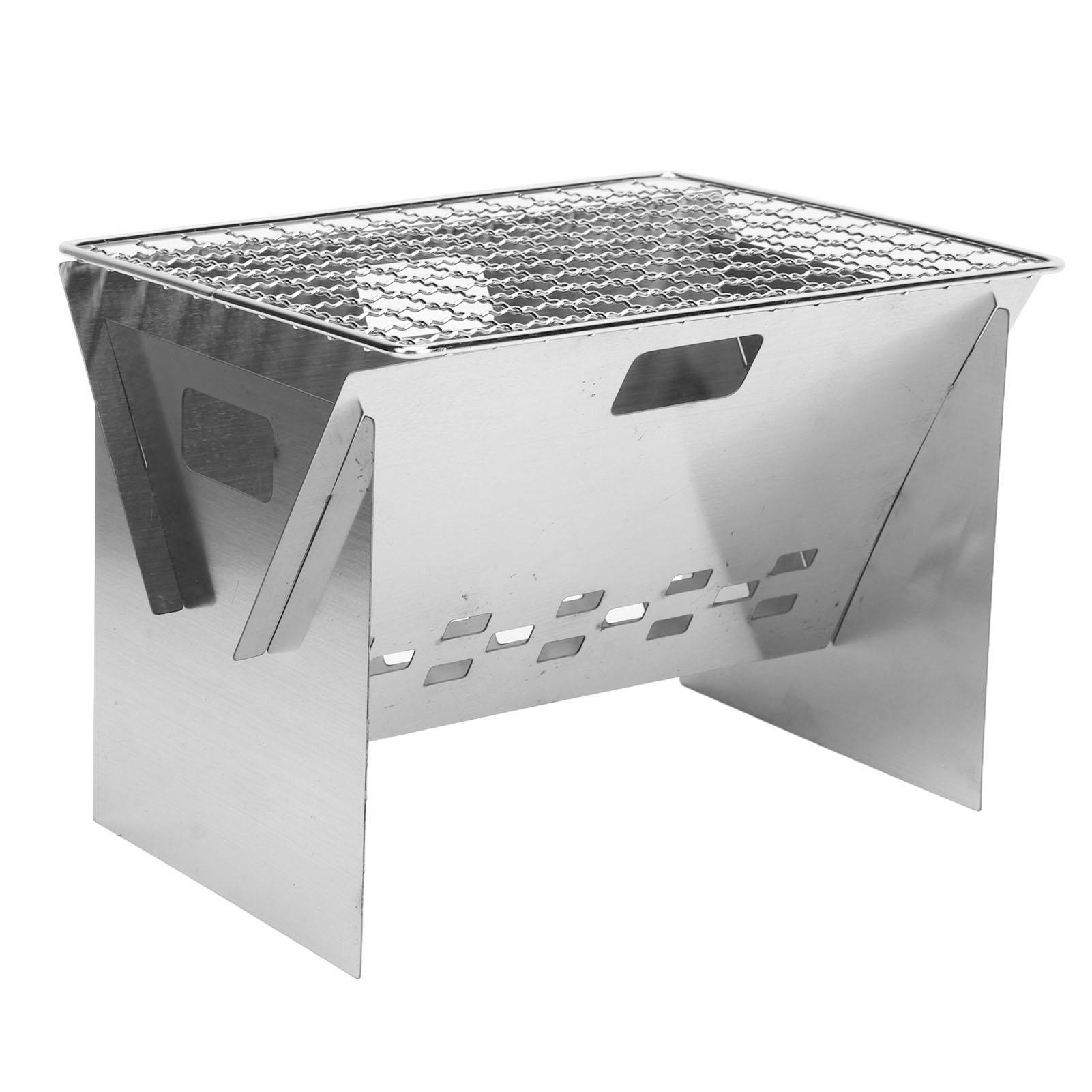 Folding Charcoal BBQ Grill Stainless Steel Mini Detachable Portable Barbecue Grill for Outdoor Camping
Folding Charcoal BBQ Grill Stainless Steel Mini Detachable Portable Barbecue Grill for Outdoor Camping