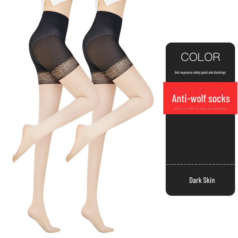 Ультратонкі жіночі захисні колготки Anti-Wolf - панчохи тілесного кольору два в одному на літо core-spun silk, One Size
Ультратонкі жіночі захисні колготки Anti-Wolf - панчохи тілесного кольору два в одному на літо core-spun silk, One Size