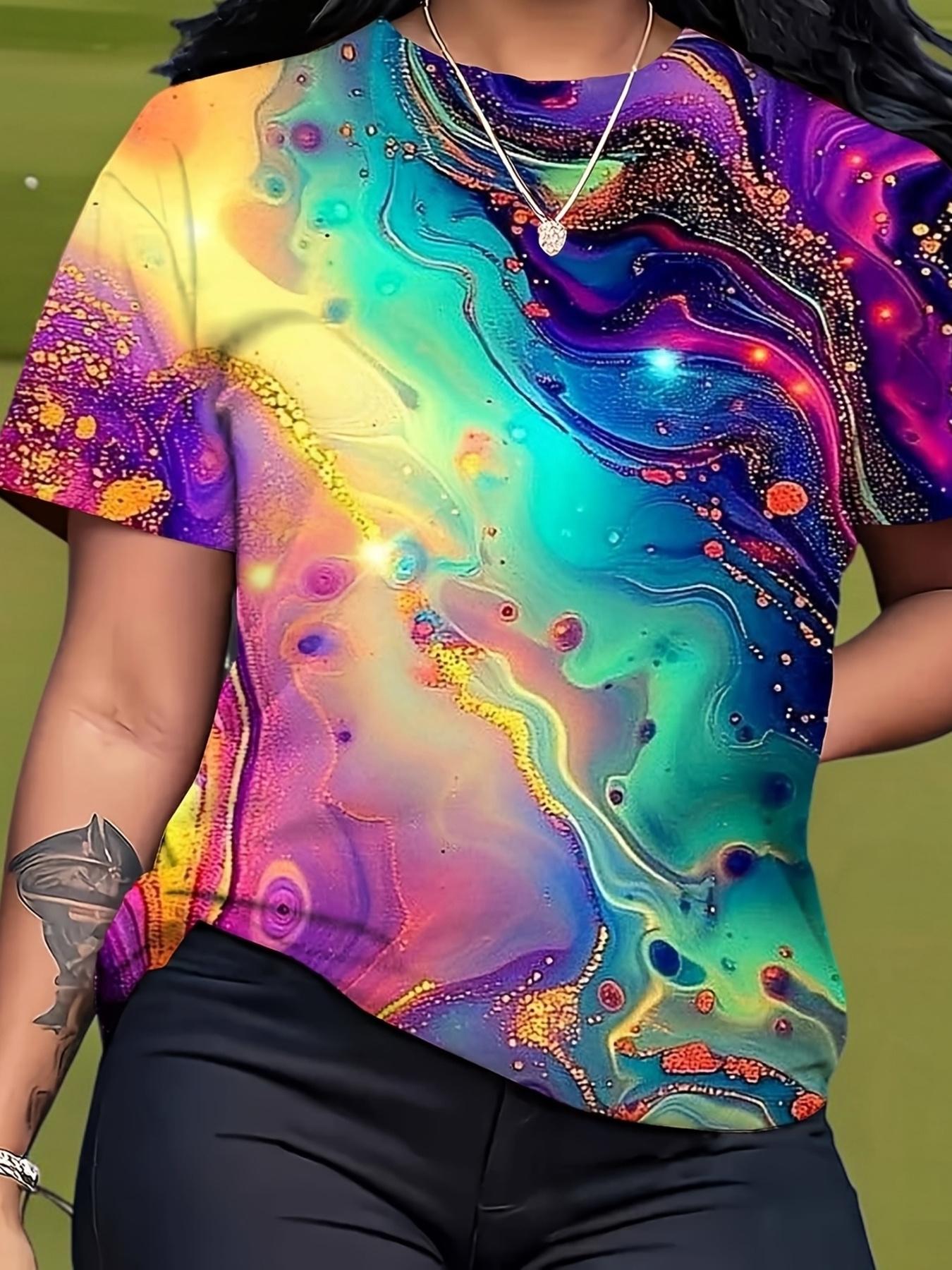Women s a Printed Geometric Galaxy Pattern T-Shirt- Soft and Breathable Short Sleeve Crew Neck Top. Bright and Colorful Casual Style for Spring and Su L дубильная кора
Women s a Printed Geometric Galaxy Pattern T-Shirt- Soft and Breathable Short Sleeve Crew Neck Top. Bright and Colorful Casual Style for Spring and Su L дубильная кора