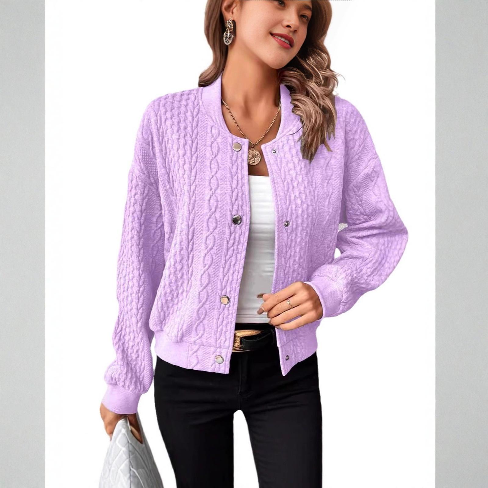 Women s Casual Long Sleeve Baseball Collar Button Front Jackets Outwear Coats XL фиолетовый
Women s Casual Long Sleeve Baseball Collar Button Front Jackets Outwear Coats XL фиолетовый