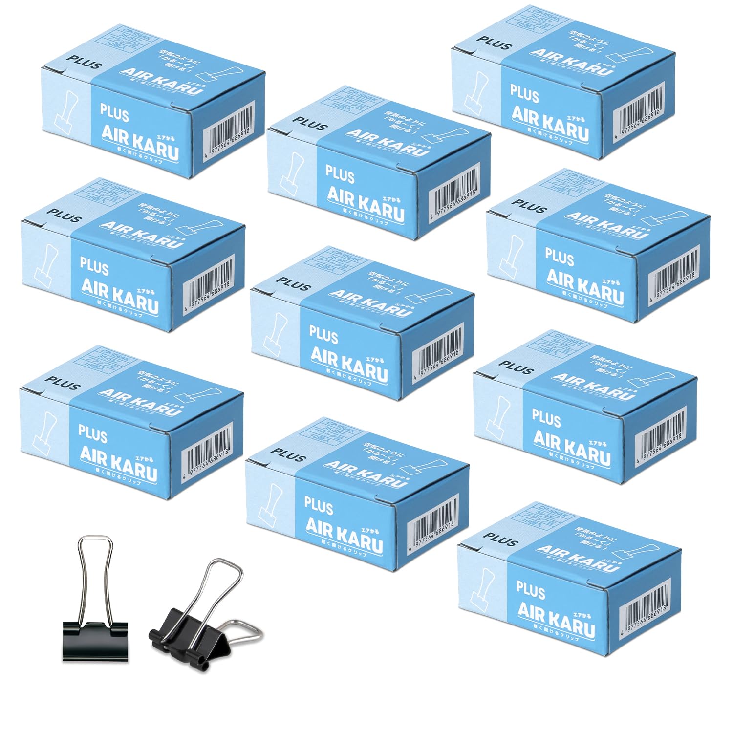 Plus Double Clip Air Karu Beans Black 100 pieces pieces x 10 x 10 (10 boxes) 35-557 чорний
Plus Double Clip Air Karu Beans Black 100 pieces pieces x 10 x 10 (10 boxes) 35-557 чорний