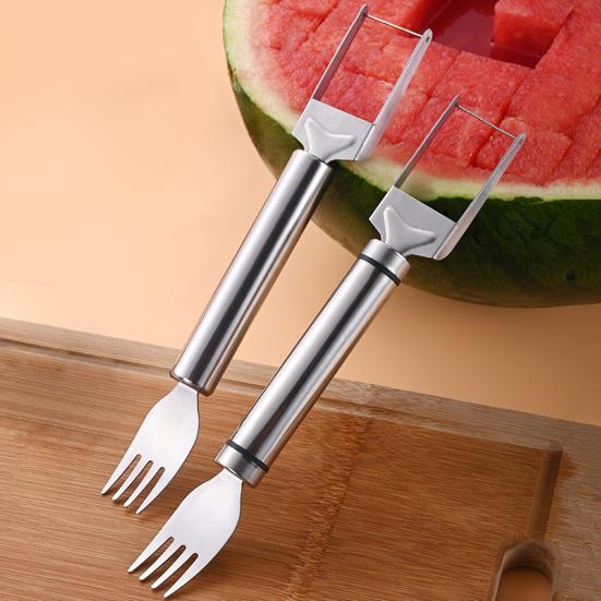 3Pcs Watermelon Cutter Forks 2-in-1 Stainless Steel Fruit Cuber Tool Lightweight Watermelon Slicer for Picnics Camping C
3Pcs Watermelon Cutter Forks 2-in-1 Stainless Steel Fruit Cuber Tool Lightweight Watermelon Slicer for Picnics Camping C