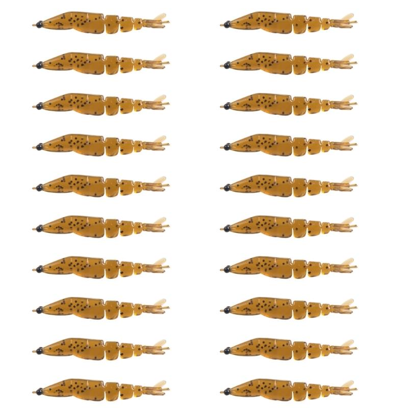 20Pcs Simulation Prawns Shrimp Lures Set Shrimp Fishing Tackle Soft Crawfish Shrimp Lures Shrimp Baits Soft Lures Worms
20Pcs Simulation Prawns Shrimp Lures Set Shrimp Fishing Tackle Soft Crawfish Shrimp Lures Shrimp Baits Soft Lures Worms