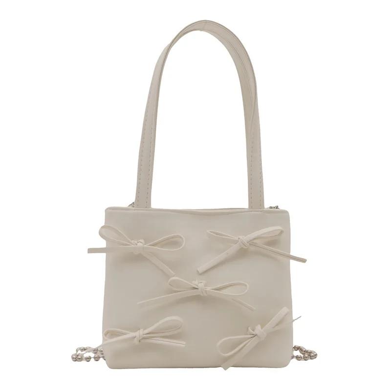 Bow Decoration Women s Simple Shoulder Bag Solid Colour Female Small Crossbody Bags Handle Clutch Ladies Tote Purse Handbags
Bow Decoration Women s Simple Shoulder Bag Solid Colour Female Small Crossbody Bags Handle Clutch Ladies Tote Purse Handbags