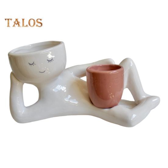 Кашпо для ленивого парня из смолы в виде лежащего цветочного горшка с дренажным отверстием, настольное кашпо для суккулентов, кактусов, декор для внутреннего сада A
Кашпо для ленивого парня из смолы в виде лежащего цветочного горшка с дренажным отверстием, настольное кашпо для суккулентов, кактусов, декор для внутреннего сада A