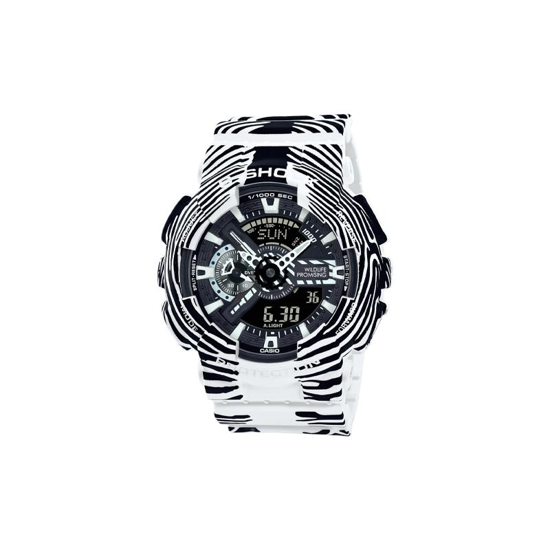 Casio LCD/Pointer Dual Display Series G-SHOCK Grévys Zebra Theme Sport Waterproof Quartz Movement Resin Strap Japanese and Korean Watch GA-110WLP-7AJR чёрный
Casio LCD/Pointer Dual Display Series G-SHOCK Grévys Zebra Theme Sport Waterproof Quartz Movement Resin Strap Japanese and Korean Watch GA-110WLP-7AJR чёрный