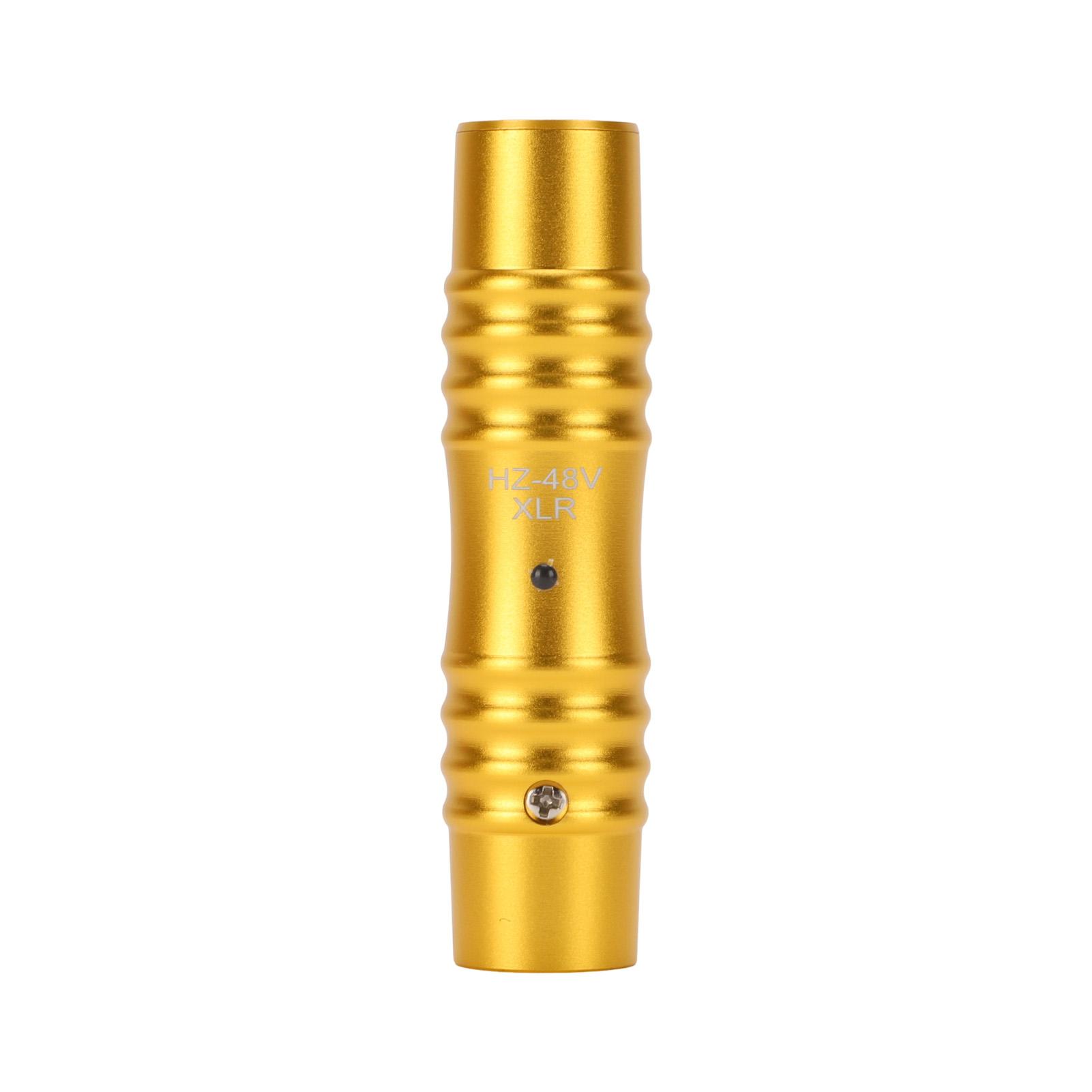 48V Phantom Power XLR Microphone Adapter Aluminum Alloy Balanced Input Converter with Portable Storage Bag for Camera
48V Phantom Power XLR Microphone Adapter Aluminum Alloy Balanced Input Converter with Portable Storage Bag for Camera