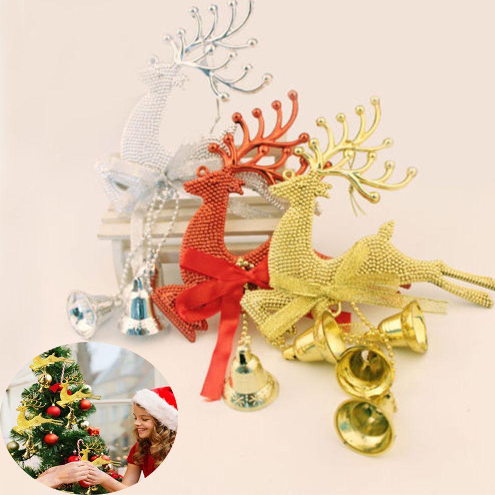 DIY Craft Charming Christmas Tree Decor Pendant Ornaments Artificial Deer Bell Festival Decoration
DIY Craft Charming Christmas Tree Decor Pendant Ornaments Artificial Deer Bell Festival Decoration