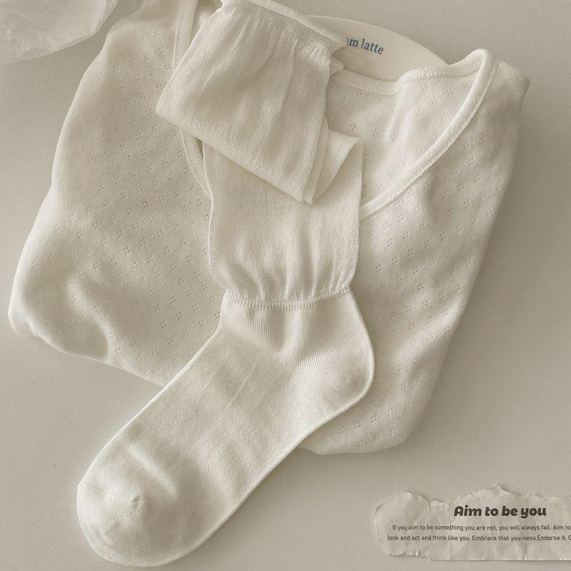 Ballet-Style Miu Series Layered Women s Mid-Calf Socks - Summer Thin White Bubble Gauze Japanese Long Socks One Size (Free Shipping on Multiple Purchases)
Ballet-Style Miu Series Layered Women s Mid-Calf Socks - Summer Thin White Bubble Gauze Japanese Long Socks One Size (Free Shipping on Multiple Purchases)