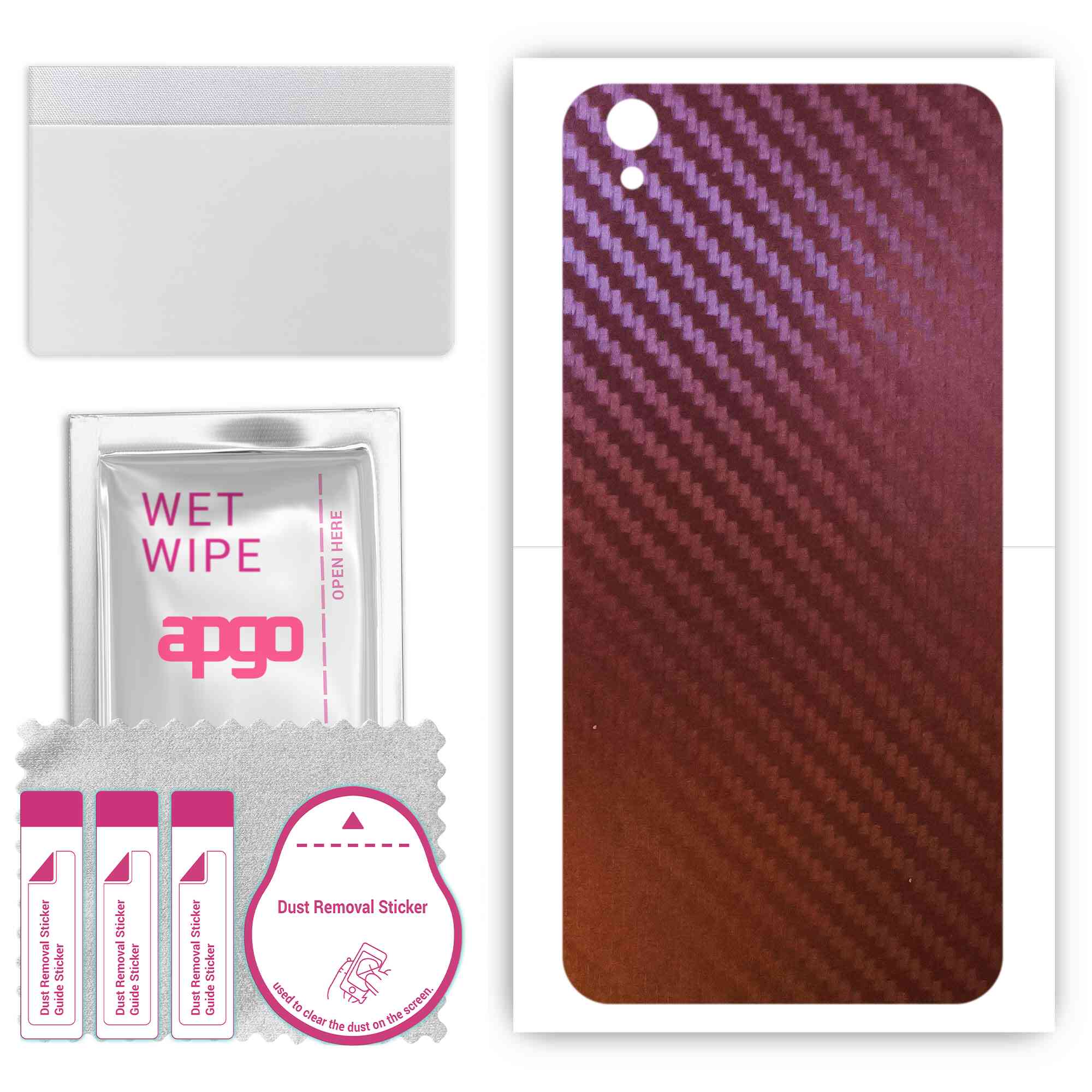 apgo skin sticker film foil vinyl for the BACK compatible with Oppo F7, scratch-resistant, easy to install - Carbon Chameleon CAKA5
apgo skin sticker film foil vinyl for the BACK compatible with Oppo F7, scratch-resistant, easy to install - Carbon Chameleon CAKA5