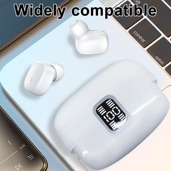 Bluetooth-compatible Wireless Earphones Touch Control Digital Display IPX5 Waterproof Universal Sports Earbuds Mini белый
Bluetooth-compatible Wireless Earphones Touch Control Digital Display IPX5 Waterproof Universal Sports Earbuds Mini белый