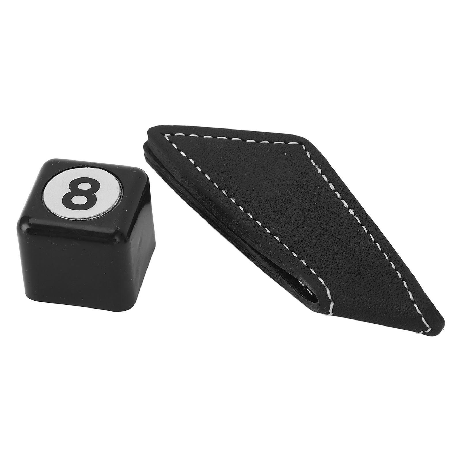 Magnetic Billiard Chalk Holder Aluminium Alloy Black with Leather Belt Clip Portable Lightweight Billiard Accessory
Magnetic Billiard Chalk Holder Aluminium Alloy Black with Leather Belt Clip Portable Lightweight Billiard Accessory