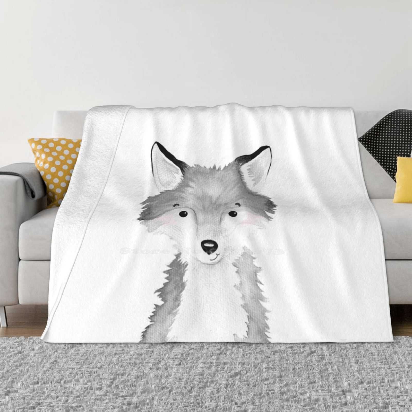 Cute Fox Portrait Black And White Four Seasons Comfortable Warm Soft Blanket Cute Nursery Art Kids Children Forest Animals Wild 30x40in
Cute Fox Portrait Black And White Four Seasons Comfortable Warm Soft Blanket Cute Nursery Art Kids Children Forest Animals Wild 30x40in