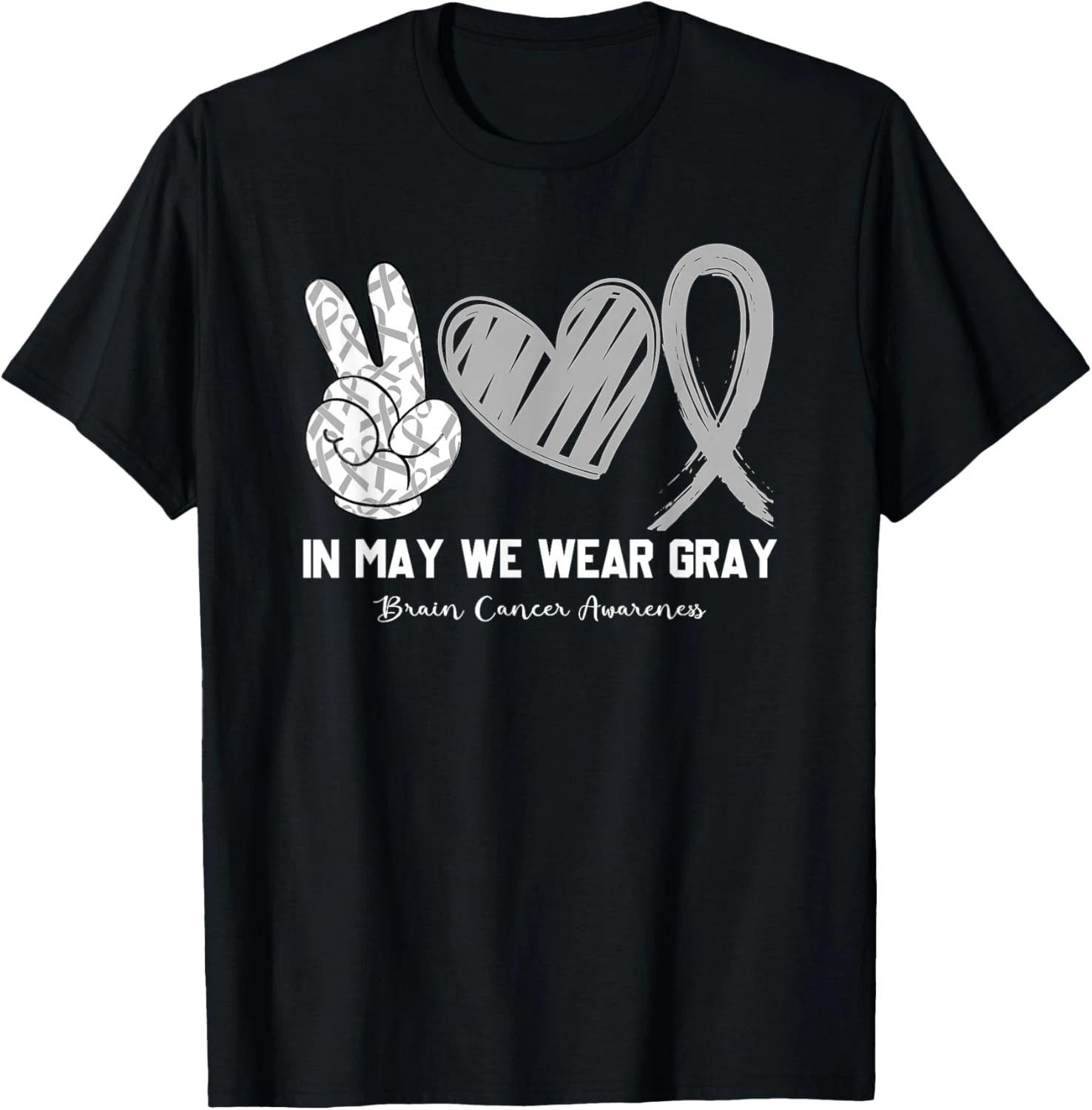 In May We Wear Gray Brain Cancer Awareness Month Gift Unisex T-Shirt M
In May We Wear Gray Brain Cancer Awareness Month Gift Unisex T-Shirt M