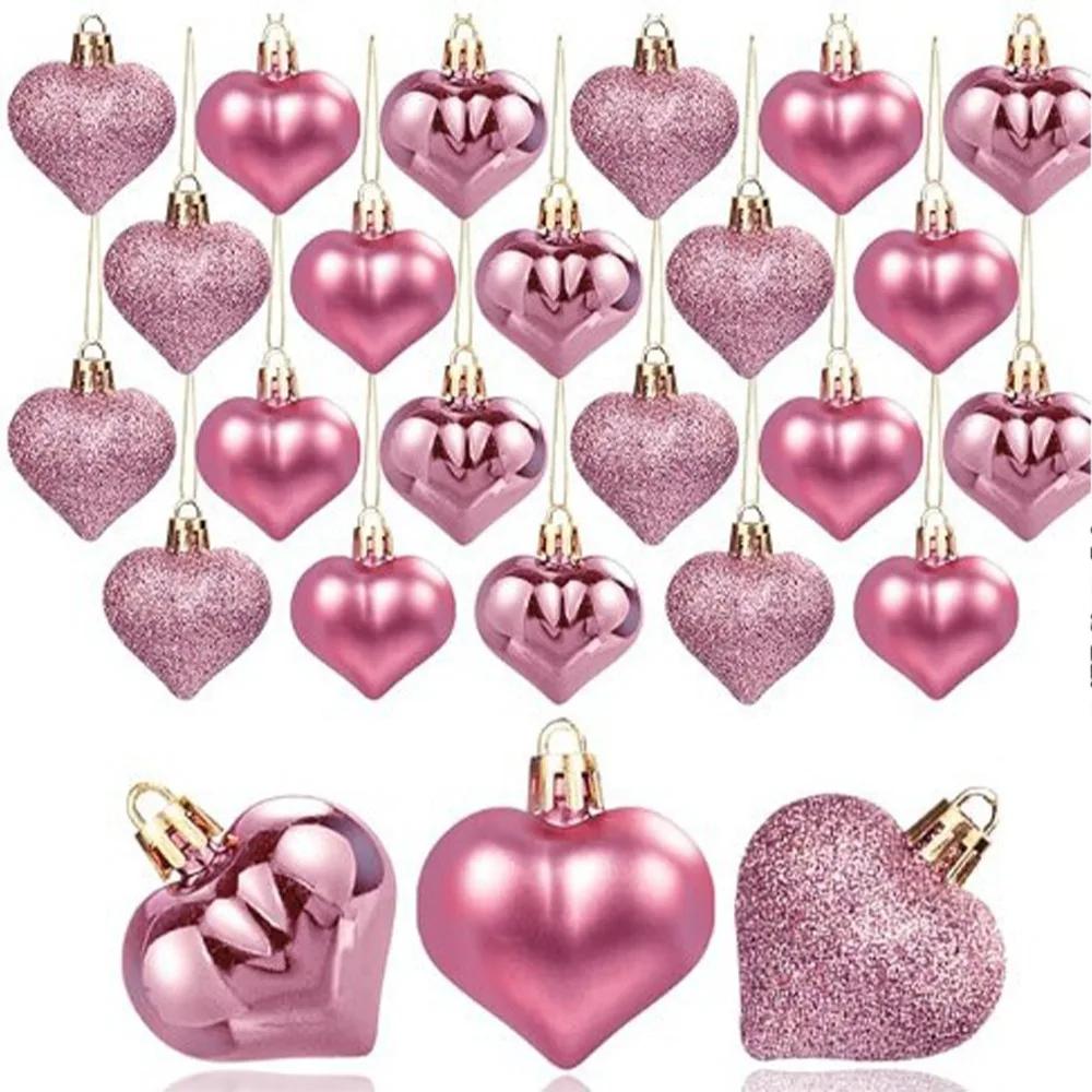 12PCS Christmas Valentine s Day Heart Ball Ornaments Set Glitter 4.5CM Hanging Heart Ball Pendant Plastic Xmas Tree Decor
12PCS Christmas Valentine s Day Heart Ball Ornaments Set Glitter 4.5CM Hanging Heart Ball Pendant Plastic Xmas Tree Decor