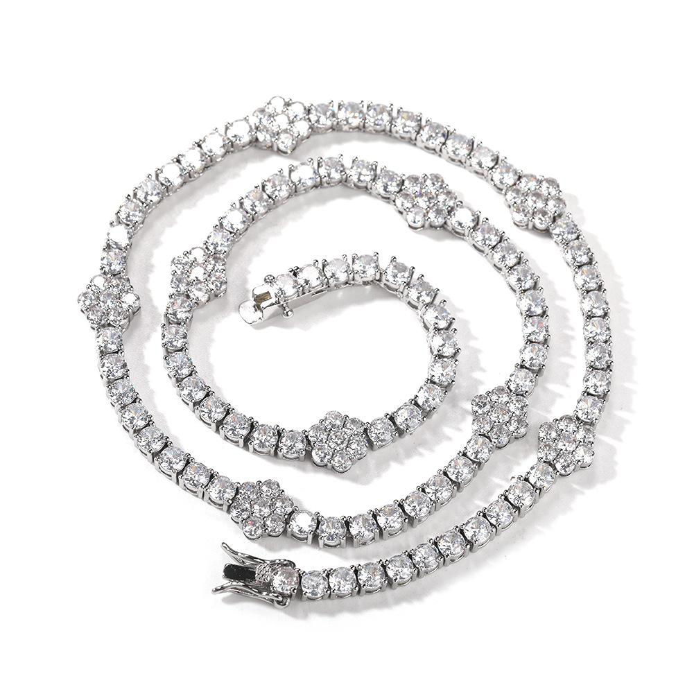 2026 High-quality 5A Zircon Flower Tennis Chain Trendy Cool Men and Women with The Same Niche Light Luxury Collarbone Chain Jewelry 45CM серебряный
2026 High-quality 5A Zircon Flower Tennis Chain Trendy Cool Men and Women with The Same Niche Light Luxury Collarbone Chain Jewelry 45CM серебряный