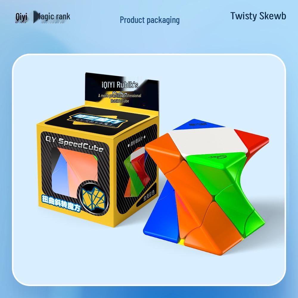 Qiyi Twisted Skew 3x3 Cube - Creative Educational Toy with Irregular Shape and Solid Colors
Qiyi Twisted Skew 3x3 Cube - Creative Educational Toy with Irregular Shape and Solid Colors